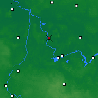 Nearby Forecast Locations - Rathenow - Kaart