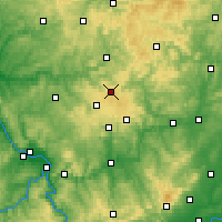 Nearby Forecast Locations - Siegerland - Kaart