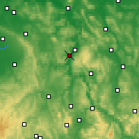Nearby Forecast Locations - Höxter - Kaart