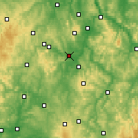 Nearby Forecast Locations - Fritzlar - Kaart