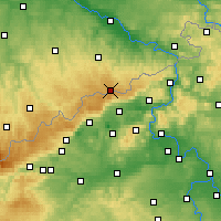 Nearby Forecast Locations - Altenberg - Kaart