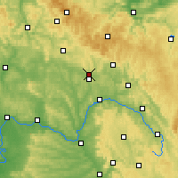 Nearby Forecast Locations - Lautertal - Kaart