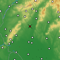 Nearby Forecast Locations - Jaslovské Bohunice - Kaart