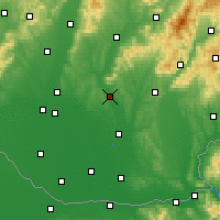Nearby Forecast Locations - Nitra - Kaart