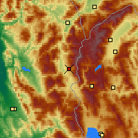 Nearby Forecast Locations - Peshkopi - Kaart