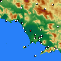 Nearby Forecast Locations - Grazzanise - Kaart