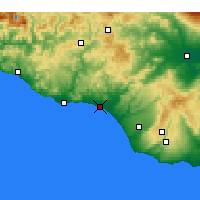 Nearby Forecast Locations - Gela - Kaart