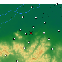 Nearby Forecast Locations - Zibo - Kaart