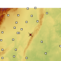 Nearby Forecast Locations - Longquanyi - Kaart