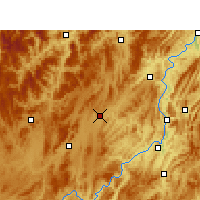 Nearby Forecast Locations - Fenggang - Kaart