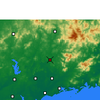 Nearby Forecast Locations - Gaozhou - Kaart
