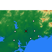 Nearby Forecast Locations - Huazhou - Kaart