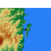 Nearby Forecast Locations - Florianópolis - Kaart