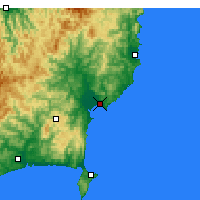 Nearby Forecast Locations - Gisborne - Kaart