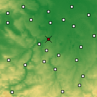Nearby Forecast Locations - Weißenfels - Kaart