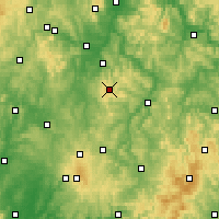 Nearby Forecast Locations - Schwarzenborn - Kaart