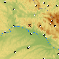 Nearby Forecast Locations - Wiesenfelden - Kaart