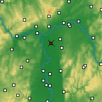 Nearby Forecast Locations - Groß-Gerau - Kaart