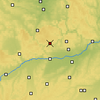 Nearby Forecast Locations - Eichstätt - Kaart
