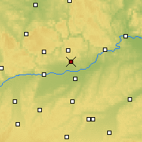 Nearby Forecast Locations - Kösching - Kaart