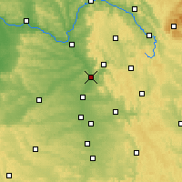 Nearby Forecast Locations - Forchheim - Kaart