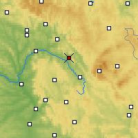 Nearby Forecast Locations - Kulmbach - Kaart