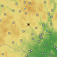 Nearby Forecast Locations - Velké Meziříčí - Kaart