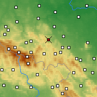 Nearby Forecast Locations - Bolków - Kaart