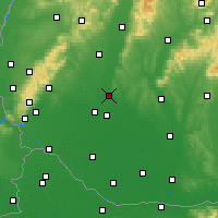 Nearby Forecast Locations - Sereď - Kaart