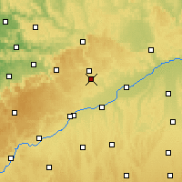 Nearby Forecast Locations - Herbrechtingen - Kaart