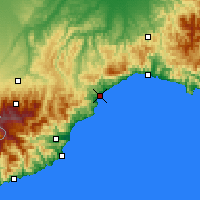 Nearby Forecast Locations - Savona - Kaart