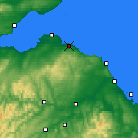 Nearby Forecast Locations - Dunbar - Kaart