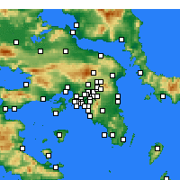 Nearby Forecast Locations - Nea Ionia - Kaart
