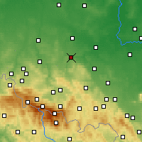 Nearby Forecast Locations - Złotoryja - Kaart