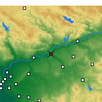 Nearby Forecast Locations - Palma del Río - Kaart