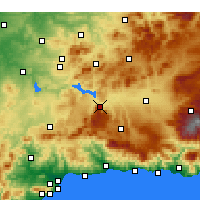 Nearby Forecast Locations - Loja - Kaart