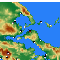 Nearby Forecast Locations - Pefki - Kaart