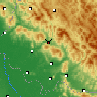 Nearby Forecast Locations - Svaliava - Kaart