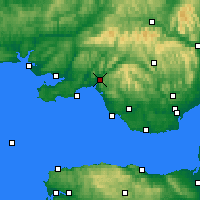 Nearby Forecast Locations - Neath Port Talbot - Kaart
