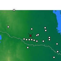 Nearby Forecast Locations - Edinburg - Kaart