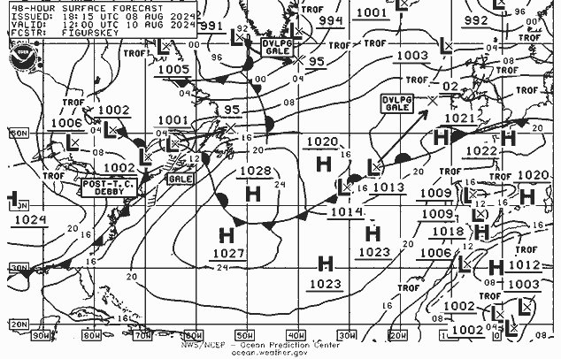 NWS Fronts za 10.08.2024 12 UTC