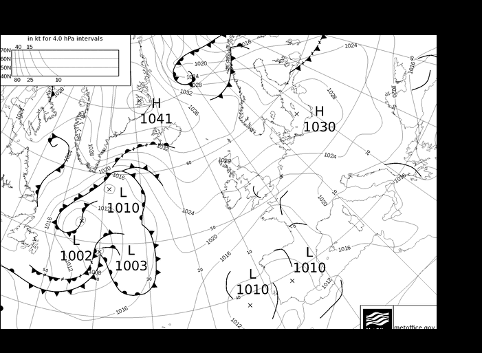 MetOffice UK Fronts vr 20.09.2024 12 UTC