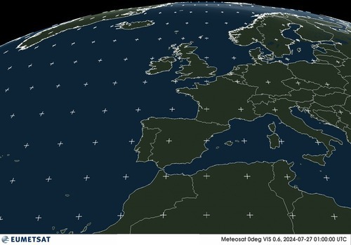 Satellietbeeld Zichtbaar Europa west zaterdag 27-07-2024 03:00 MEZT