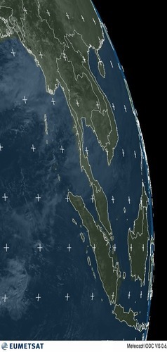 Satellietbeeld Zichtbaar Azië Indonesië zaterdag 27-07-2024 12:00 MEZT