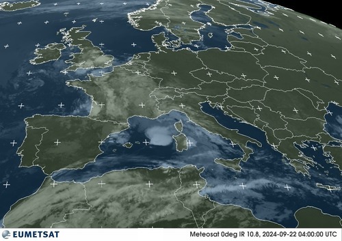 Satellietbeeld Frankrijk!