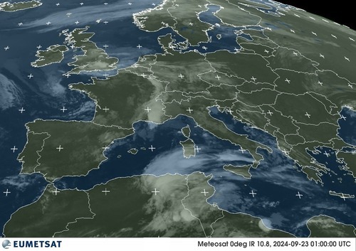 Satellietbeeld Italië!