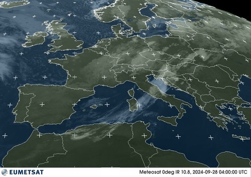 Satellietbeeld Frankrijk!