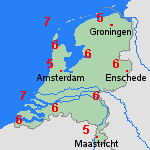 Verwachting za, 23-11 Nederland