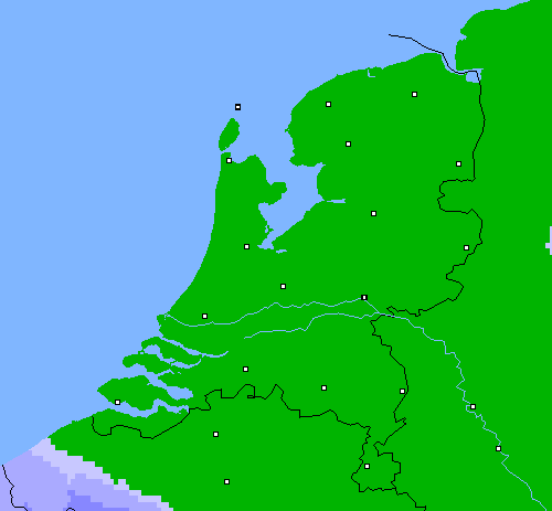 Neerslag (24 uur) Nederland