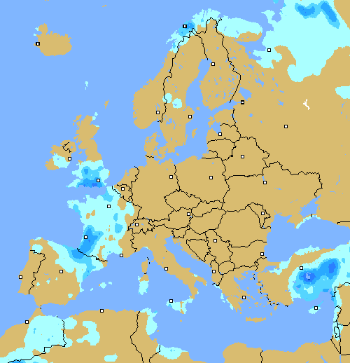 Neerslag per 3 uur !